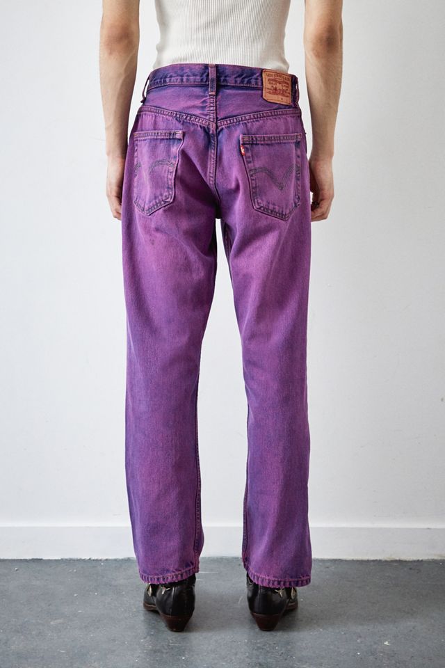 Urban Renewal Remade From Vintage Levi's Pink Tint Jeans  #4