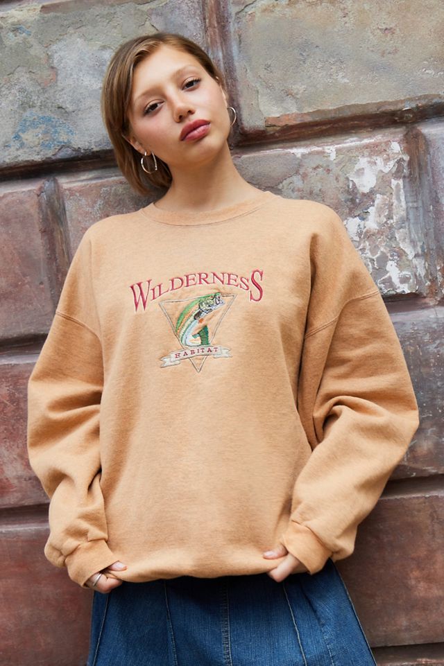 Sudadera Gráfica Melocotón Teñida Vintage Urban Renewal #7