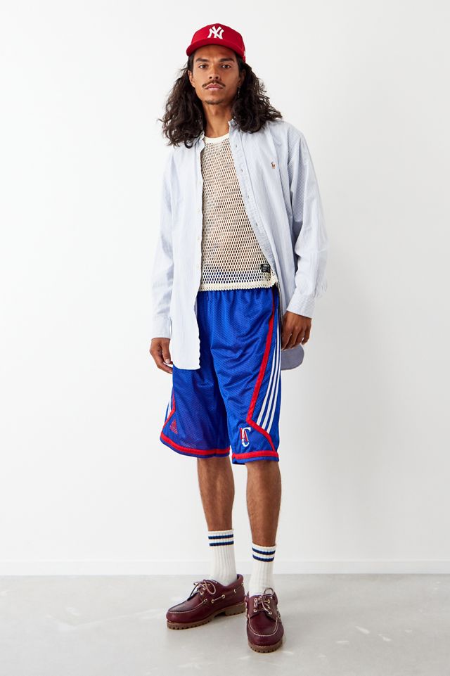 Urban Renewal Vintage Blue Basketball Shorts  #3