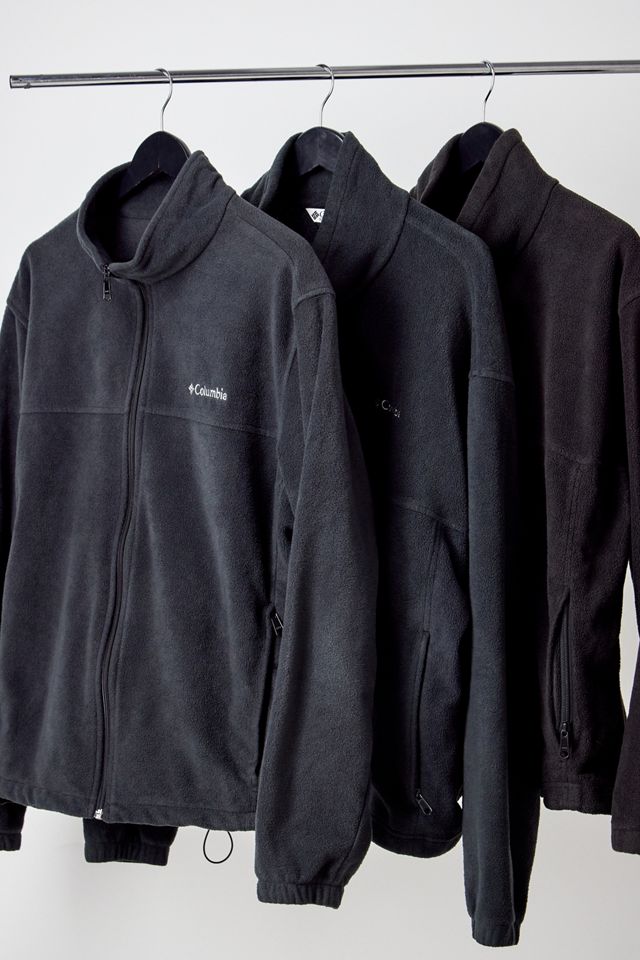 Urban Renewal Vintage Black Columbia Fleece Jacket #1
