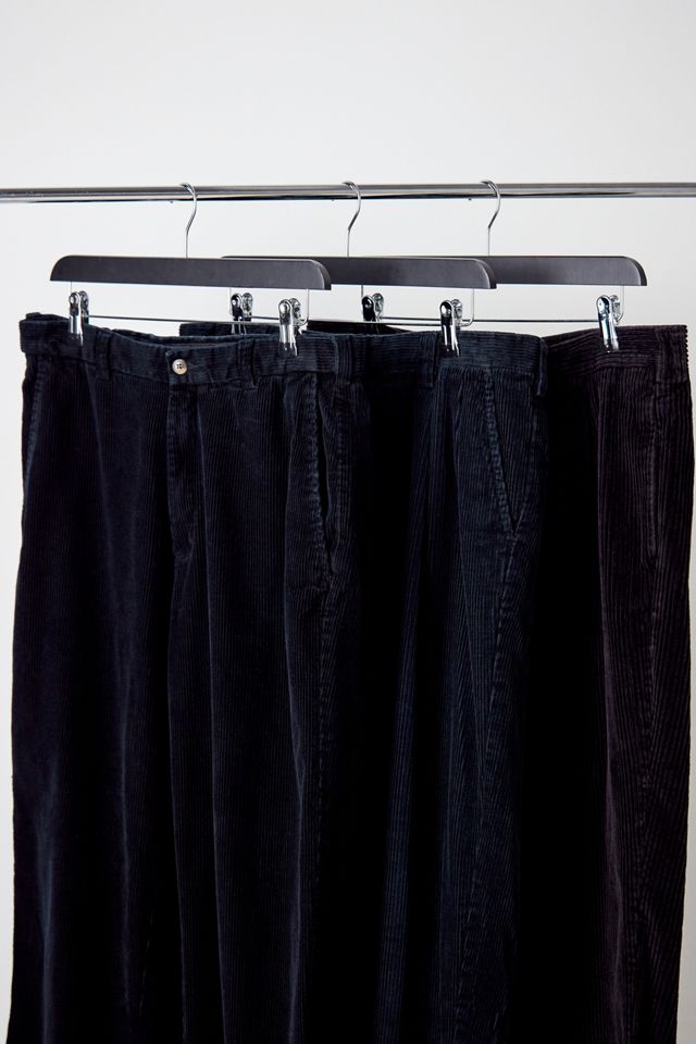 Urban Renewal Vintage Schwarz Jumbo Cord Hosen #1