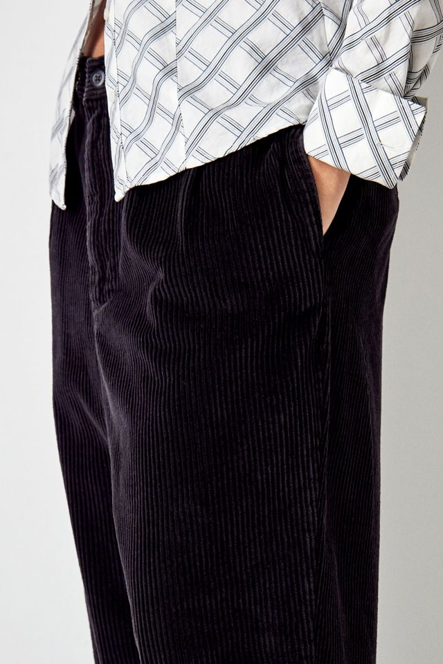 Urban Renewal Vintage Schwarz Jumbo Cord Hosen #4