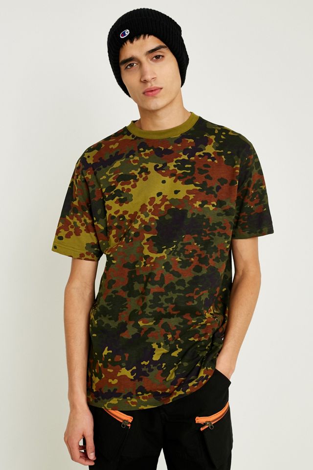 Urban Renewal Vintage Surplus Flecktarn Camo T-Shirt