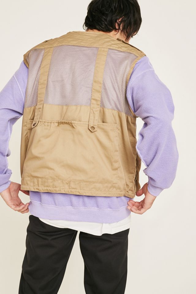 Urban Renewal Vintage Remnants Sand Mesh Utility Gilet | Urban ...