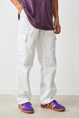 Urban Renewal Salavged Deadstock White Cargo Pants - White 34 at Urban Outfitters