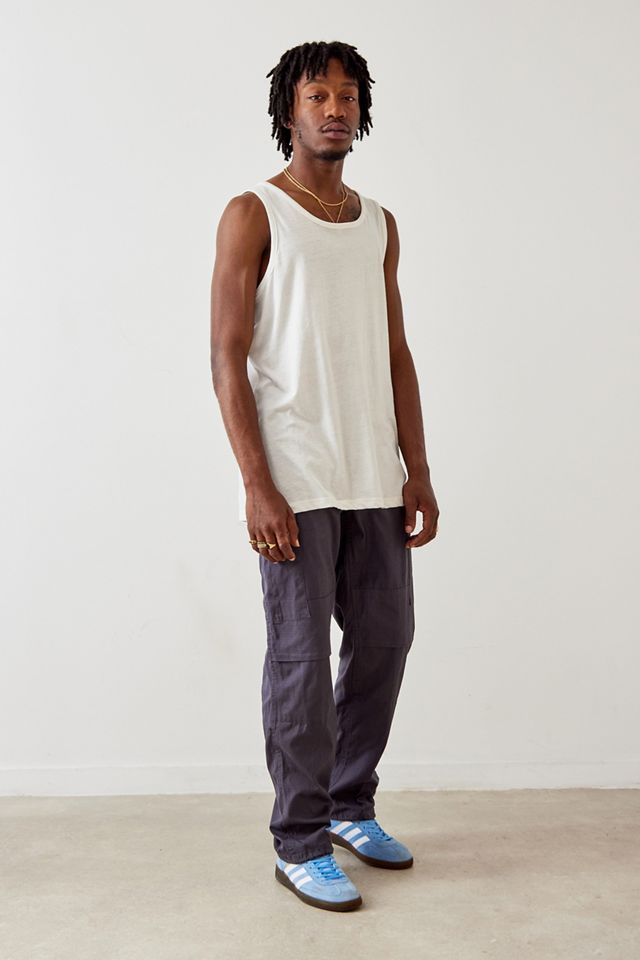 Urban Renewal Salvaged Deadstock Grey Ripstop Cargo Pants #1