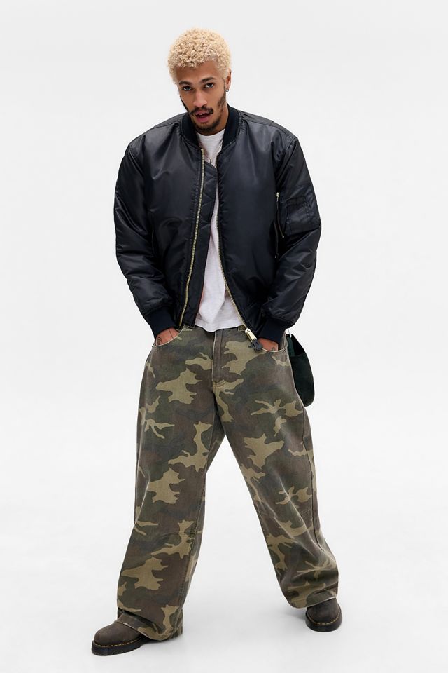 Urban Renewal Black MA1 Bomber Jacket #3