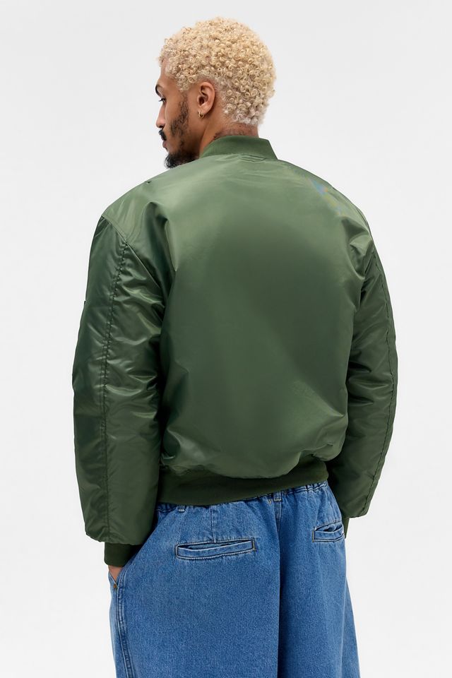 Urban Renewal Khaki MA1 Bomber Jacket #4