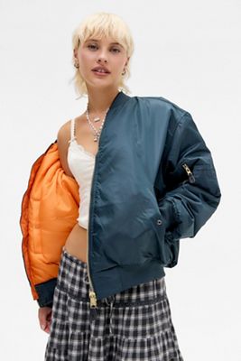 Blouson aviateur MA1 Urban Renewal bleu marine