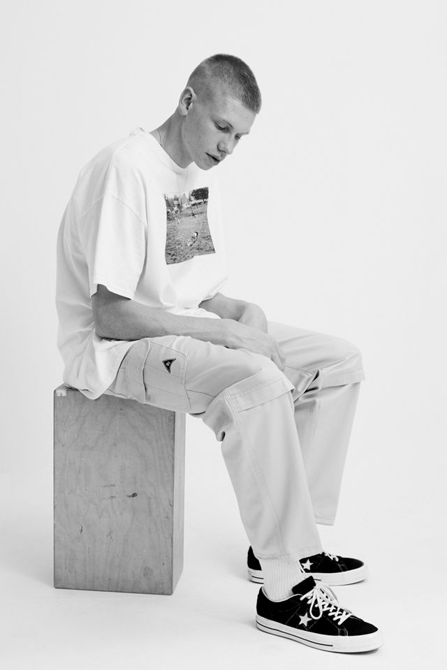 Urban Renewal Salvaged Deadstock Big Joe Beige Cotton Trousers #1