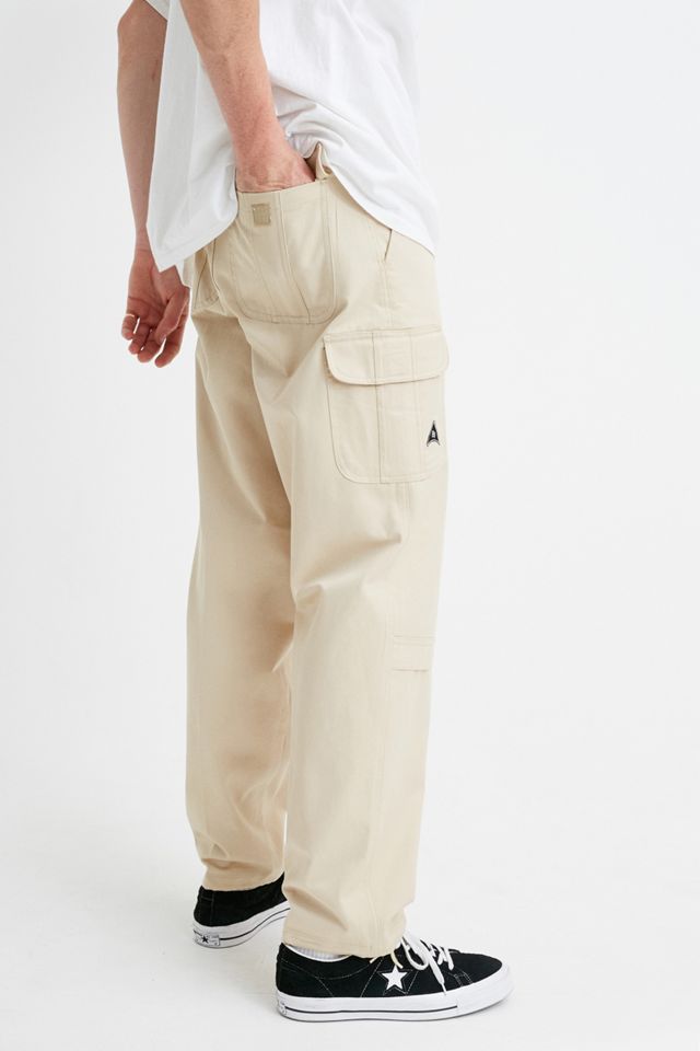 Urban Renewal Salvaged Deadstock Big Joe Beige Cotton Trousers #2