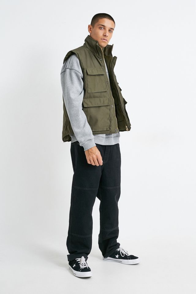 Urban Renewal Vintage Khaki Utility Gilet #2