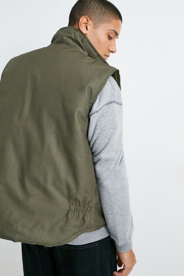 Urban Renewal Vintage Khaki Utility Gilet #3