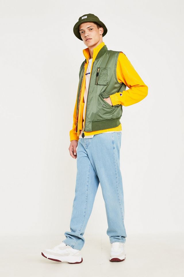 Urban Renewal Salvaged Deadstock Olive MA1 Gilet #2