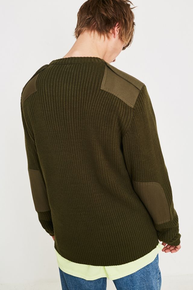 Urban Renewal Salvaged Deadstock - Pull rapiécé olive #1