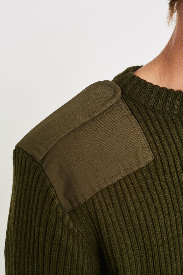 Urban Renewal Salvaged Deadstock - Pull rapiécé olive #2