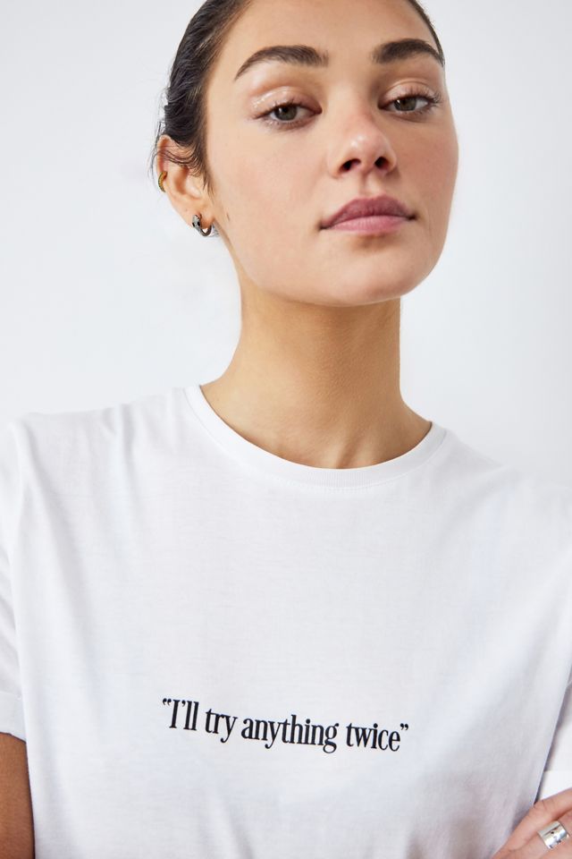 Urban Renewal Remade From Vintage Try Anything Twice T-Shirt  #3