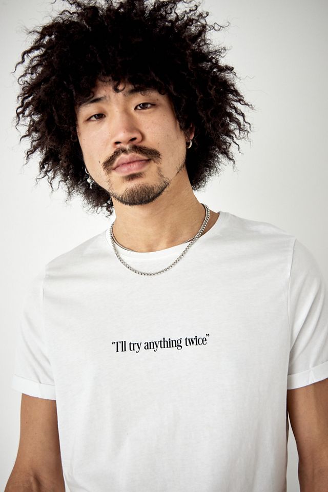 Urban Renewal Remade From Vintage Try Anything Twice T-Shirt  #6