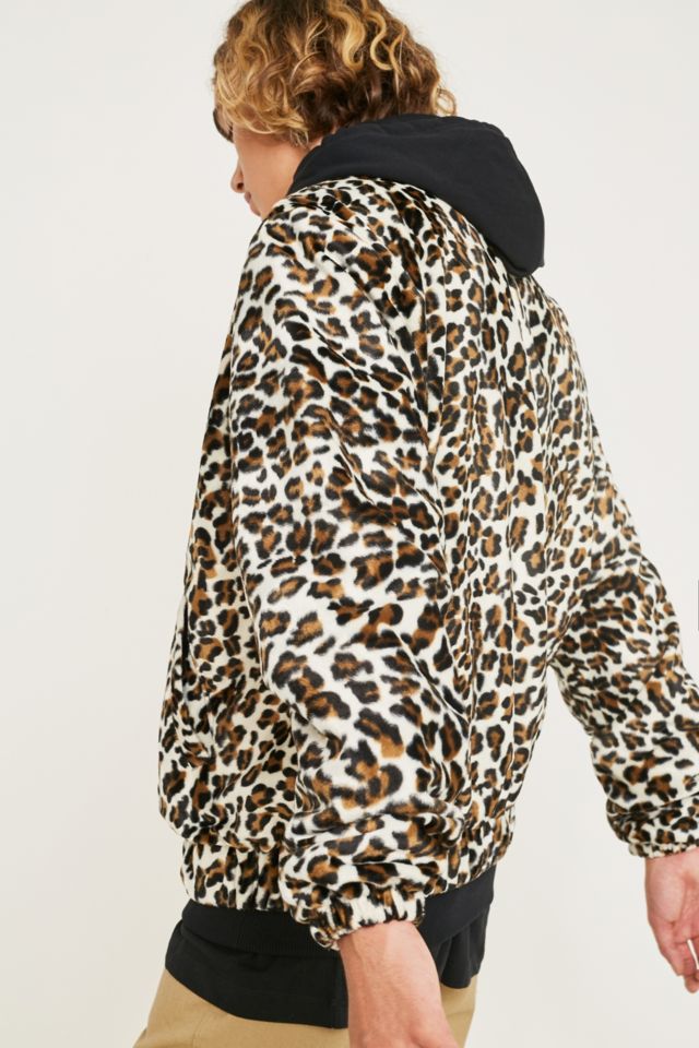 Leopard print 2024 jacket urban outfitters