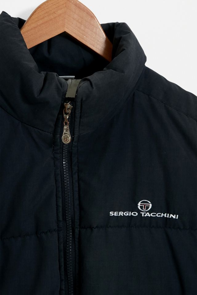 Urban Renewal One-Of-A-Kind Sergio Tacchini Navy Puffer Jacket #1