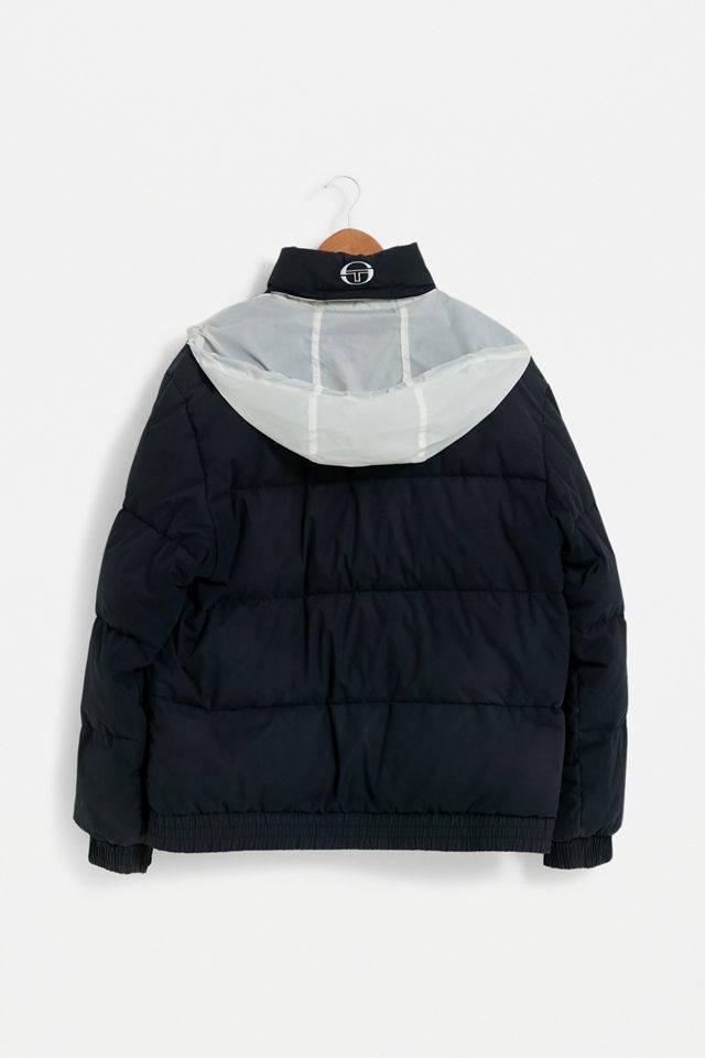 Urban Renewal One-Of-A-Kind Sergio Tacchini Navy Puffer Jacket #2