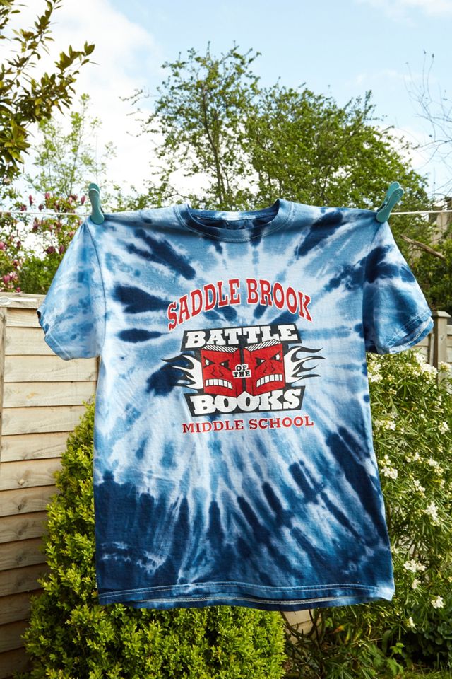 Urban Renewal Vintage Re-Made - T-shirt bleu effet tie-dye #1