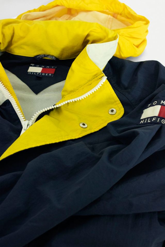 Urban Renewal One-Of-A-Kind - Veste coupe-vent bleu marine Tommy Hilfiger pour homme #1