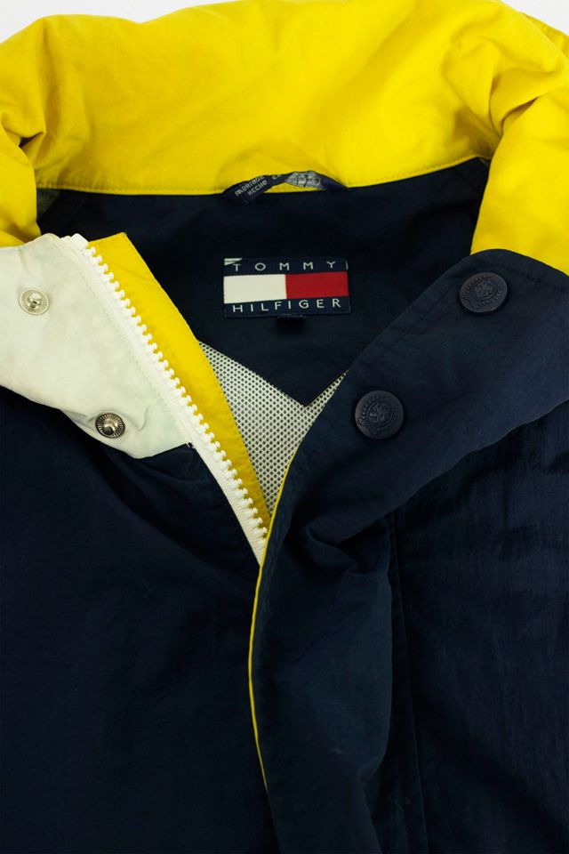 Urban Renewal One-Of-A-Kind - Veste coupe-vent bleu marine Tommy Hilfiger pour homme #4