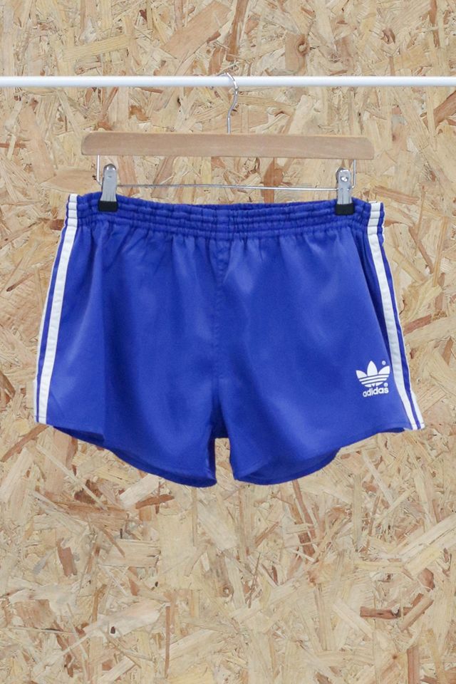 Urban Renewal Vintage adidas Blue Sprinter Shorts #1