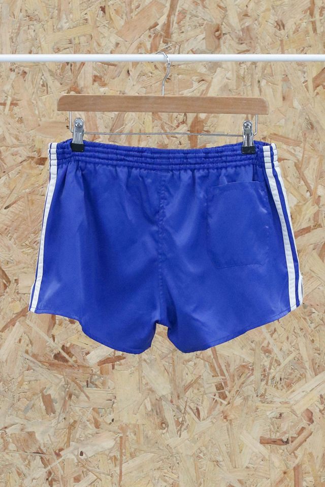 Urban Renewal Vintage adidas Blue Sprinter Shorts #2
