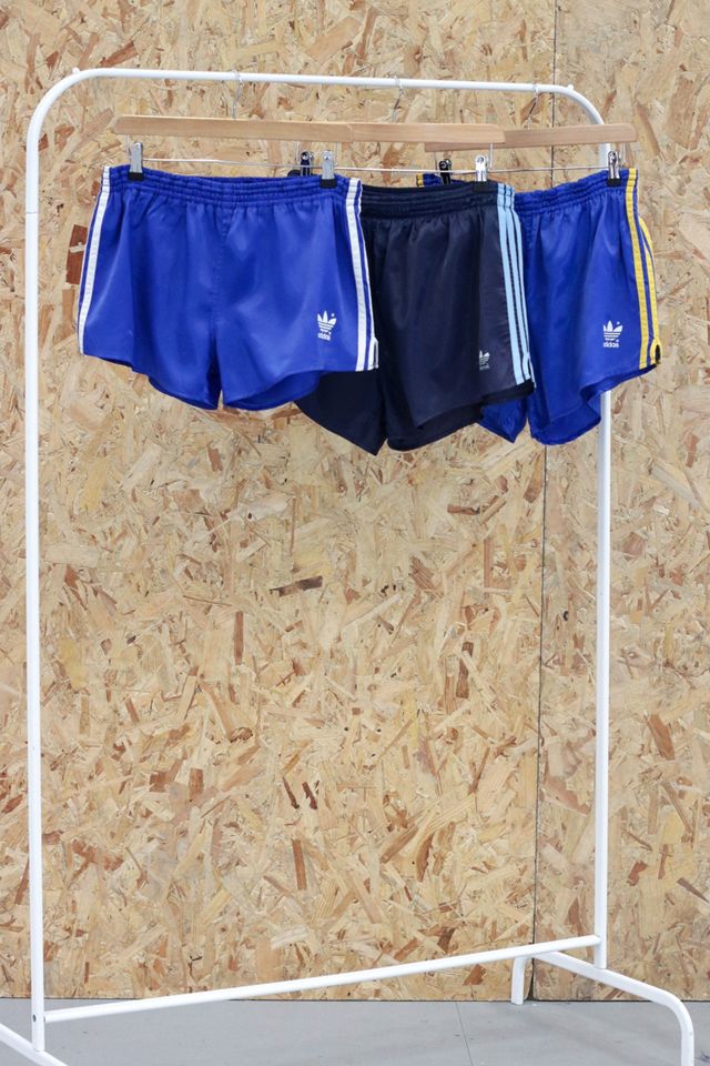 Urban Renewal Vintage adidas Blue Sprinter Shorts #3
