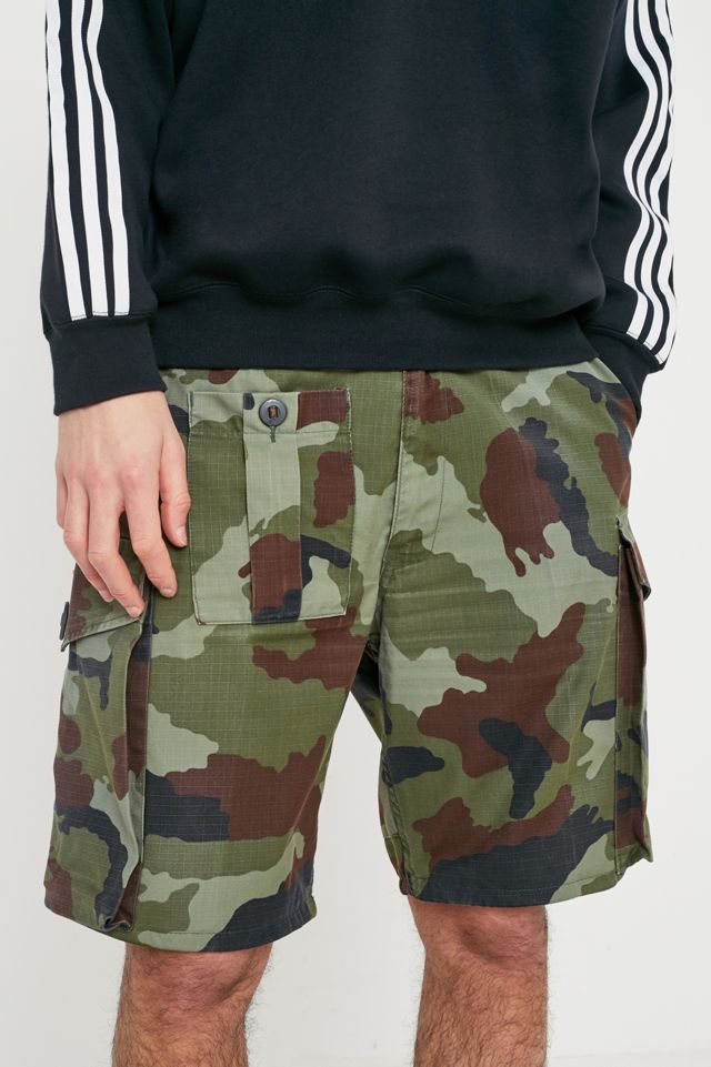Urban Renewal Vintage Customised Camo Cargo Shorts #1