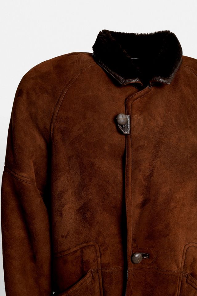 Urban Renewal One-of-a-Kind - Manteau en peau de mouton volumineux #1