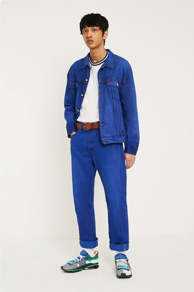 Urban Renewal Vintage Giacca Trucker in Denim Overdyed Personalizzato #2