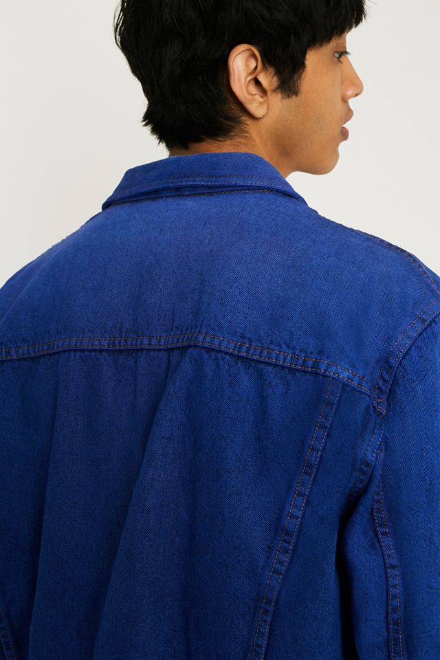 Urban Renewal Vintage Giacca Trucker in Denim Overdyed Personalizzato #3