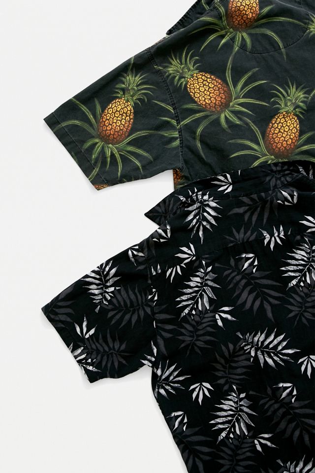 Urban Renewal Vintage Black Hawaiian Shirt #1