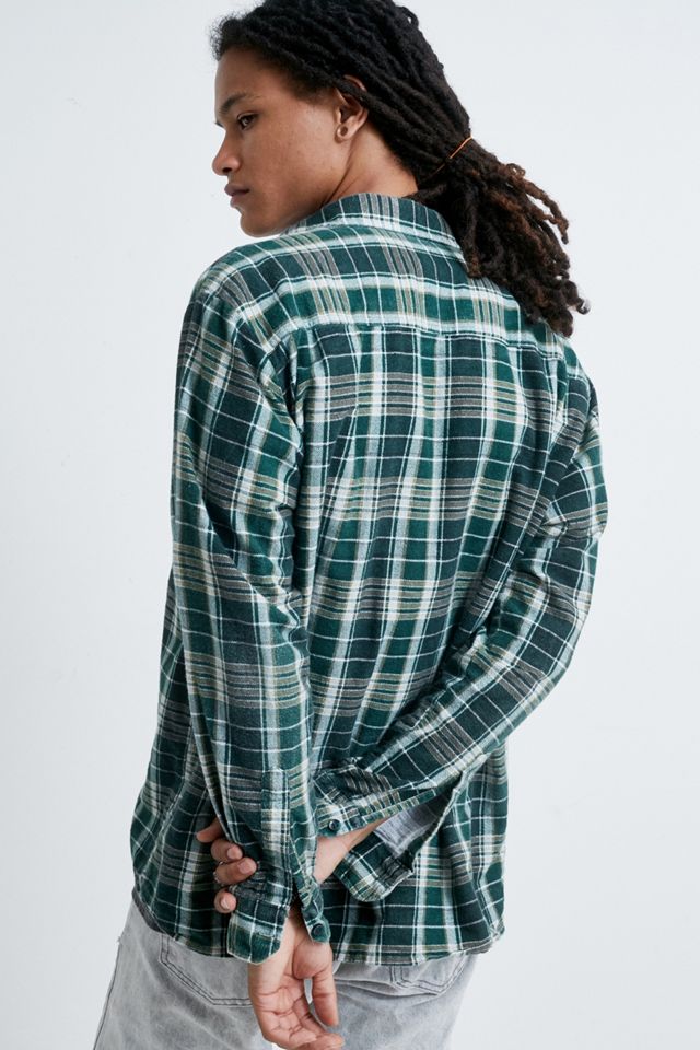 Urban Renewal Vintage Green Camicia in Flanella a Quadri #4