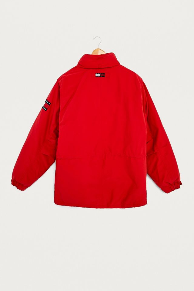 Urban Renewal One-of-a-Kind Tommy Hilfiger Red Technical Jacket #1