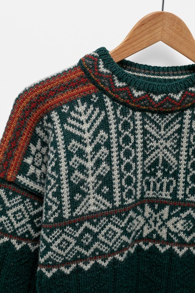 Urban Renewal One-Of-A-Kind - Pull de Noël en maille avec imprimé géométrique #1