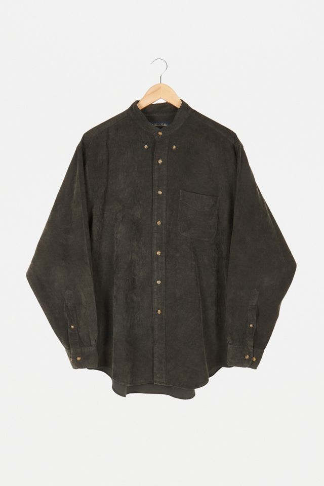 Urban Renewal Vintage Corduroy Grandad Neck Shirt #1
