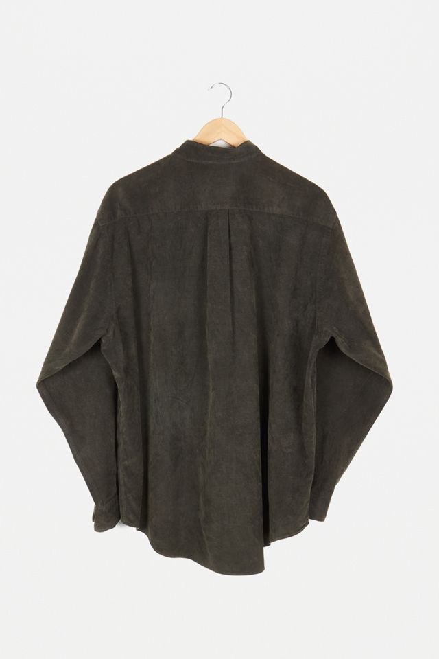 Urban Renewal Vintage Corduroy Grandad Neck Shirt #2