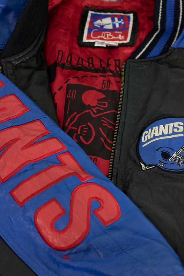 Urban Renewal One-Of-A-Kind Men's New York Giants Varsity Jacket #1