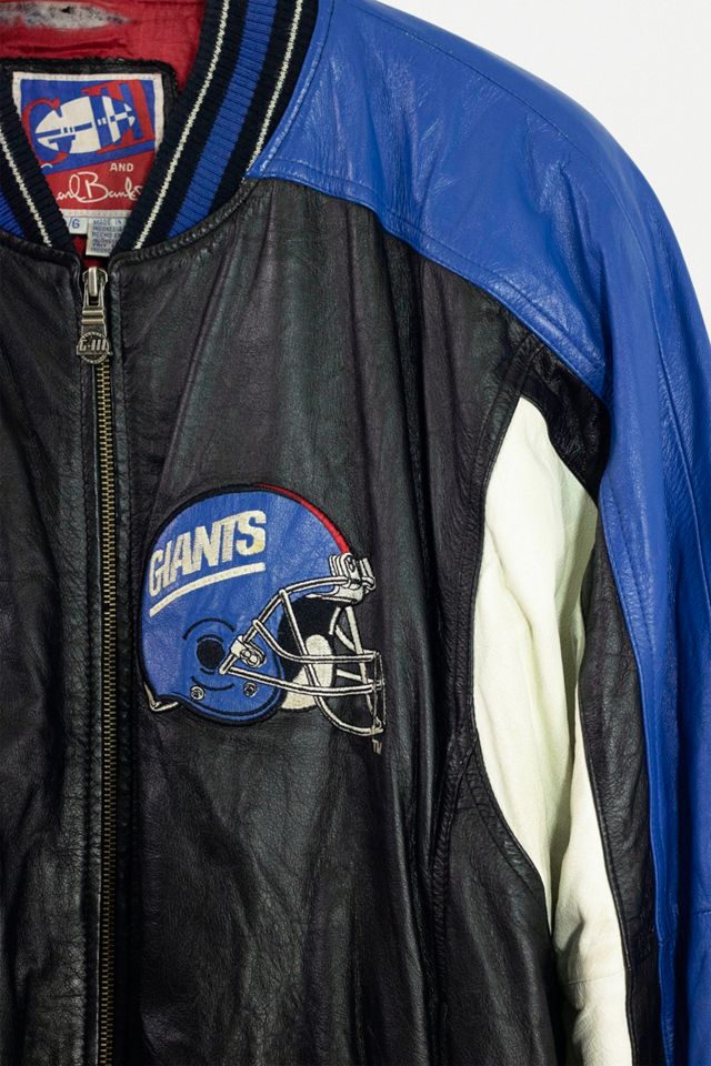 Urban Renewal One-Of-A-Kind Men's New York Giants Varsity Jacket #3