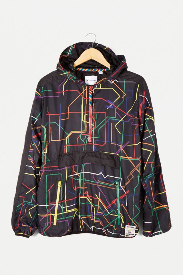 Urban Renewal Vintage Black Branded Shell Jacket | Urban Outfitters UK