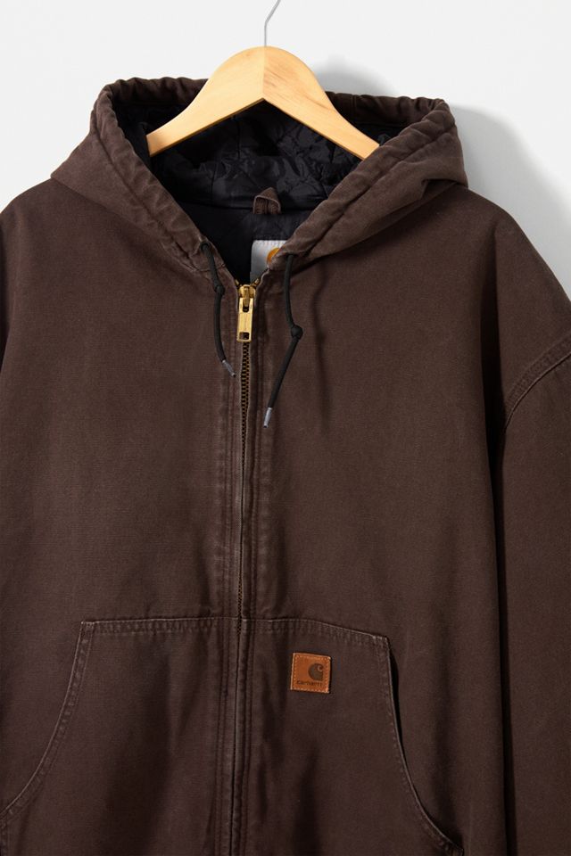 Giacca Carhartt Vintage Vintage Con Cappuccio Marrone #2