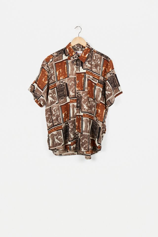 Urban Renewal Vintage Short Sleeve Patterned Shirt #1