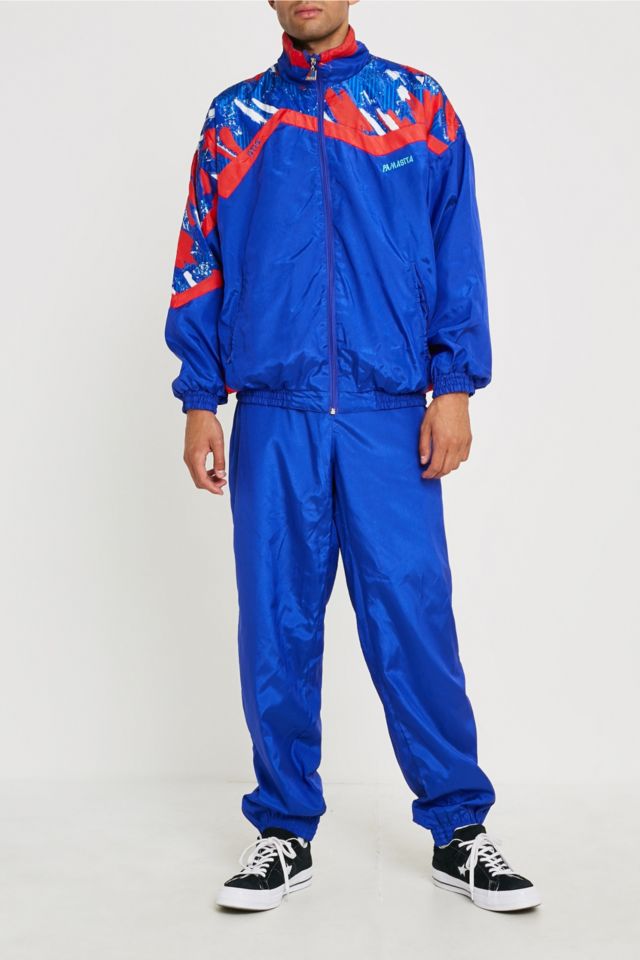 Urban Renewal Vintage One-of-a-Kind Blue and Red Shell Suit | Urban ...