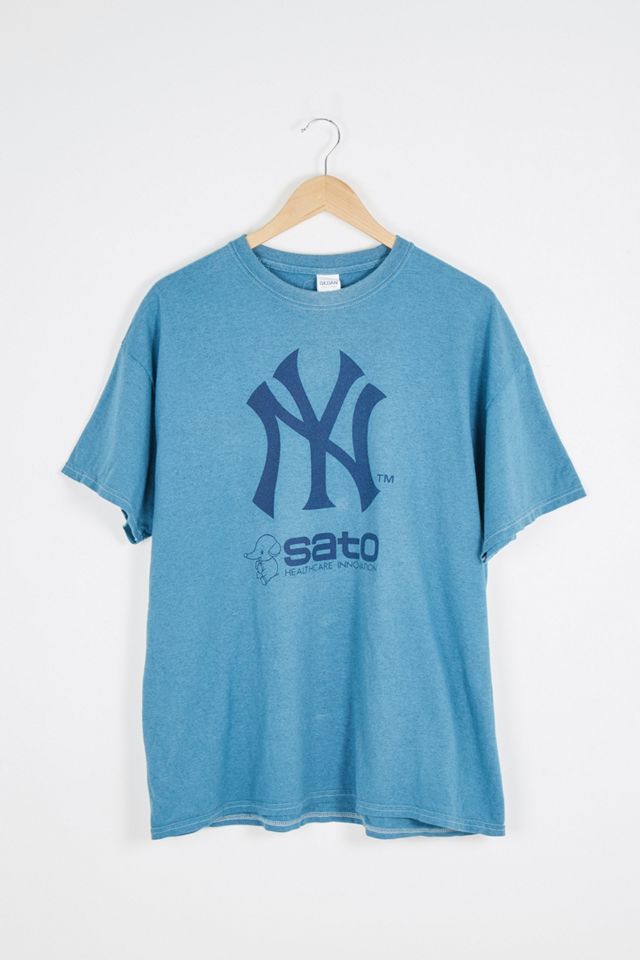Urban Renewal Remade From Vintage - T-shirt imprimé bleu #1