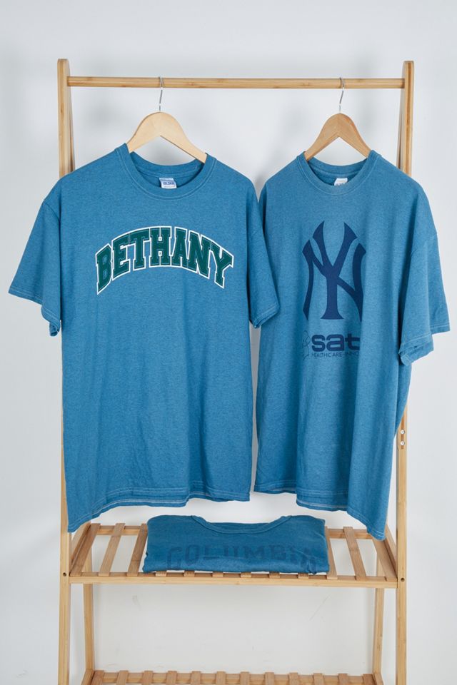 Urban Renewal Remade From Vintage - T-shirt imprimé bleu #3