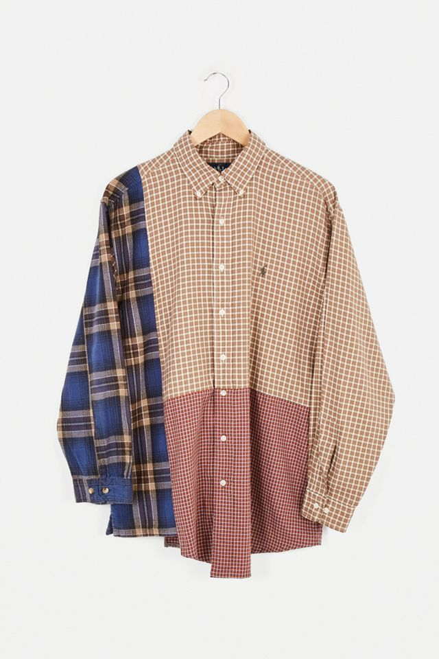 Urban Renewal Vintage - Chemise 3 empiècements marron #1